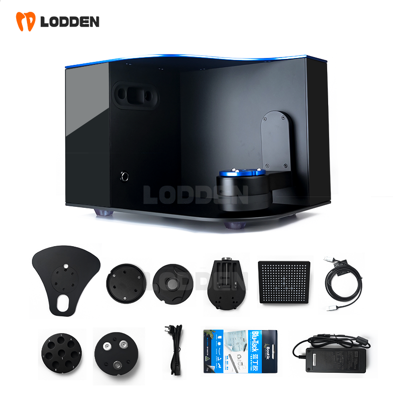 Dental Lab Desktop 3D 2*1.3MP Pixels Gypsum Tooth Model Scanner Quick Scan