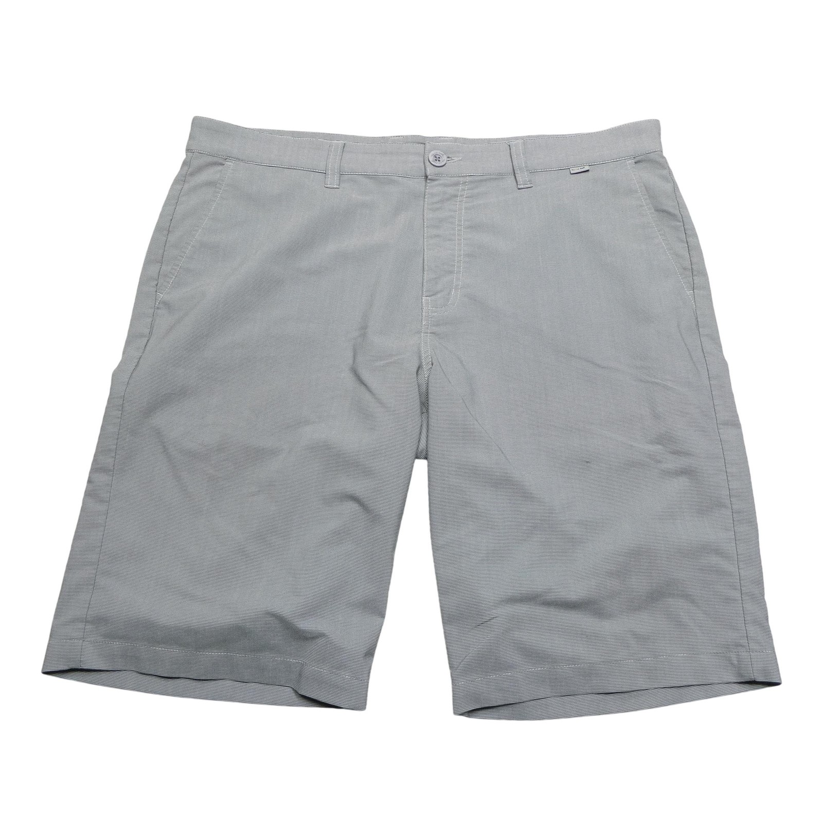 Travis Mathew Golf Shorts Mens Size 39 Gray Microstripe Performance Stretch