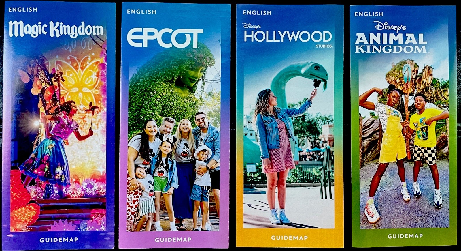 NEW 2026 Walt Disney World Theme Park Guide Maps 4 Current Maps Newest Available