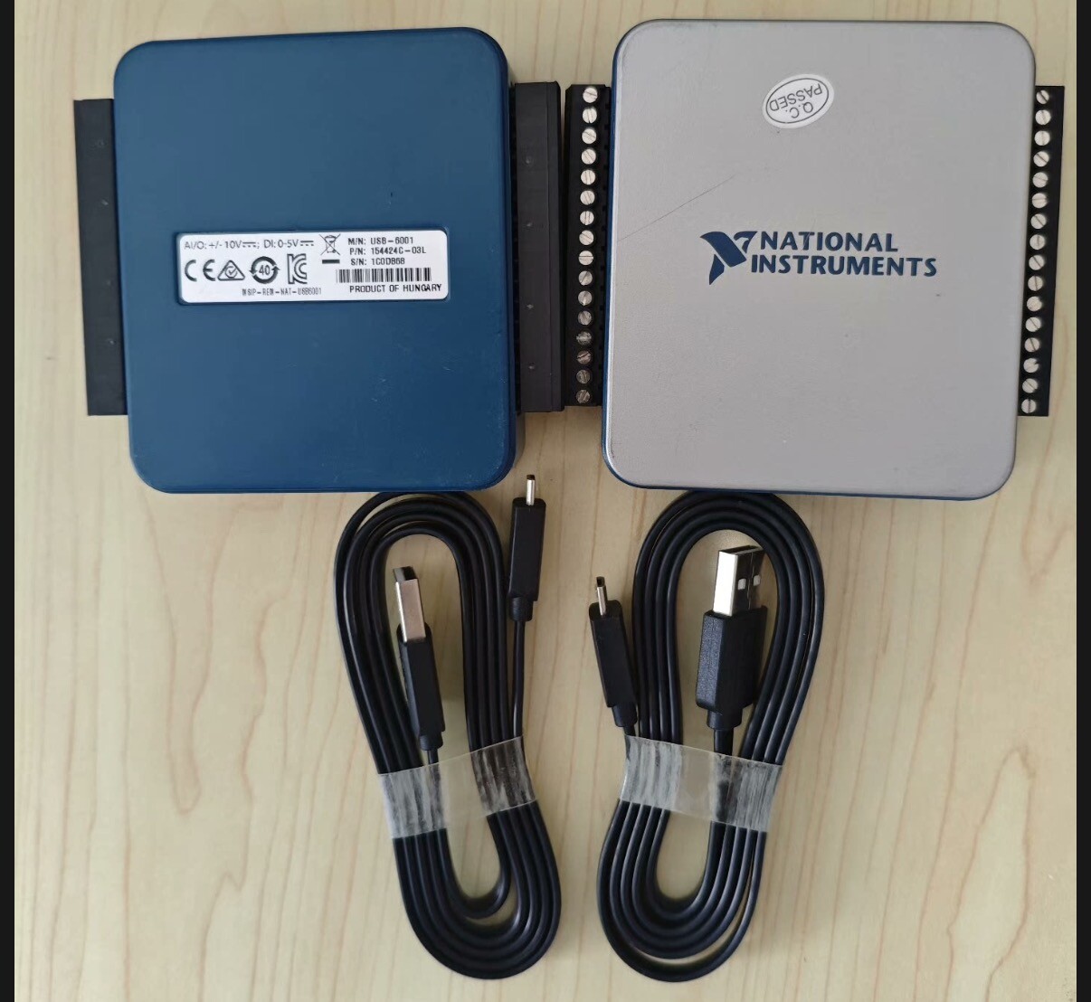 National Instruments USB-6001 Data Acquisition Card, NI DAQ, Multifunction