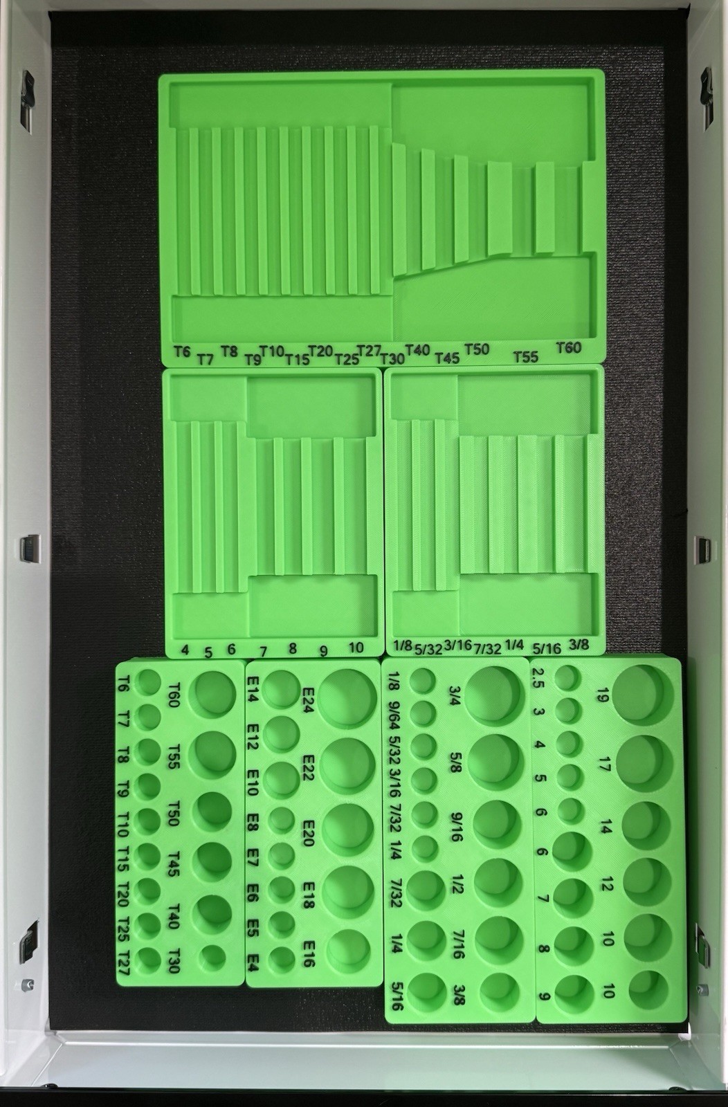 Harbor Freight Quinn Master Bit Socket Set Organizer – 7-Bin System