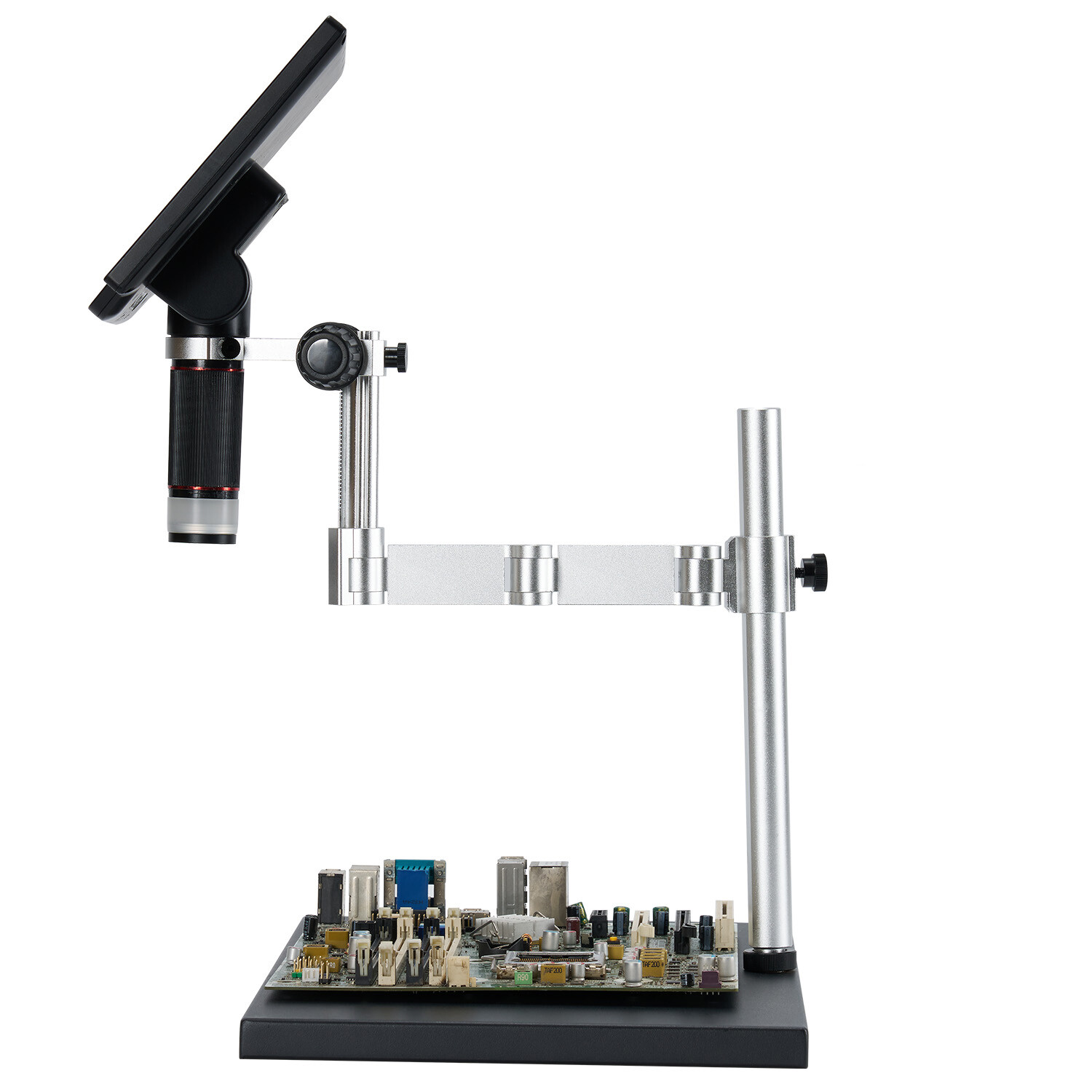 TOMLOV 4K LCD Digital Microscope 2000X 10.1'' HDMI Coin Microscope 52MP Spin Arm