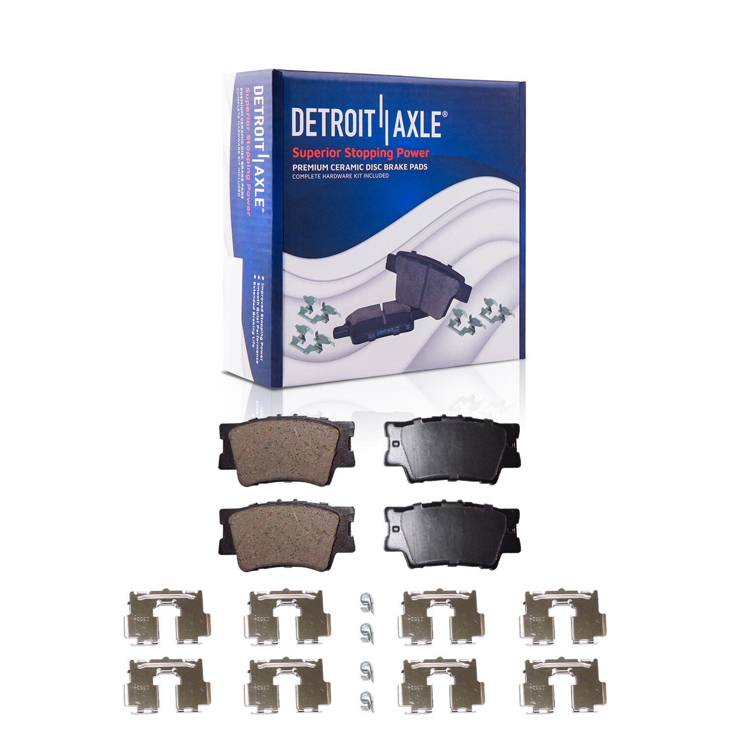 Front Rear Disc Rotors + Brake Pads for Toyota Camry Avalon Lexus ES350