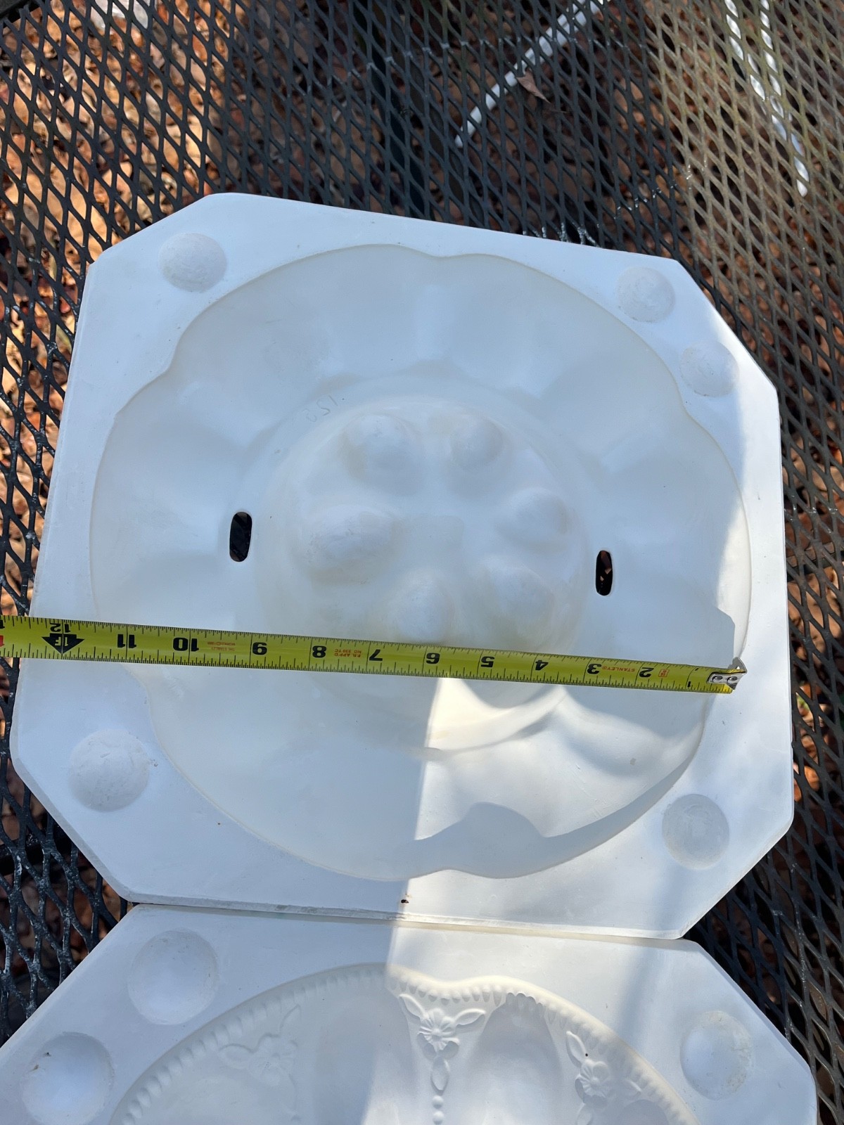 Vintage Weaver Decorative Fancy Egg Platter Plate Tray Slip Casting Mold 51