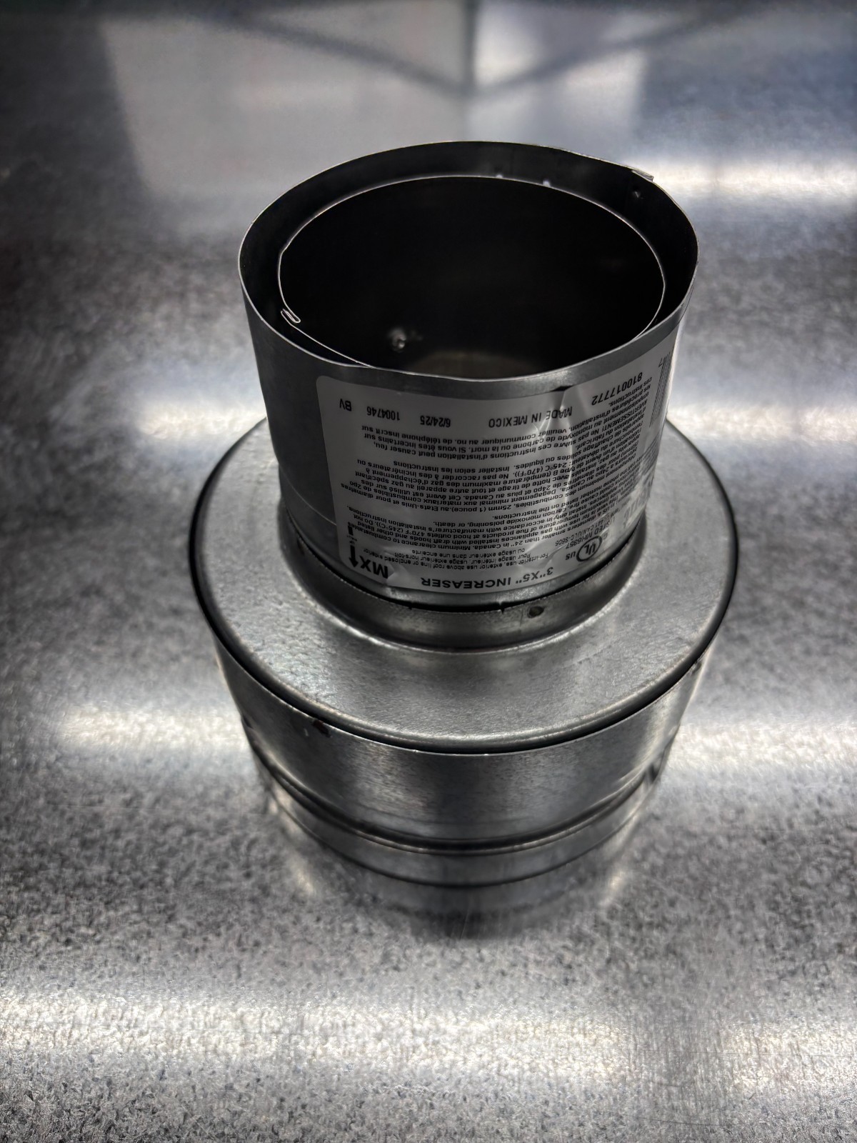 Duravent 3BVX5  3" X 5"  B-Vent Increaser