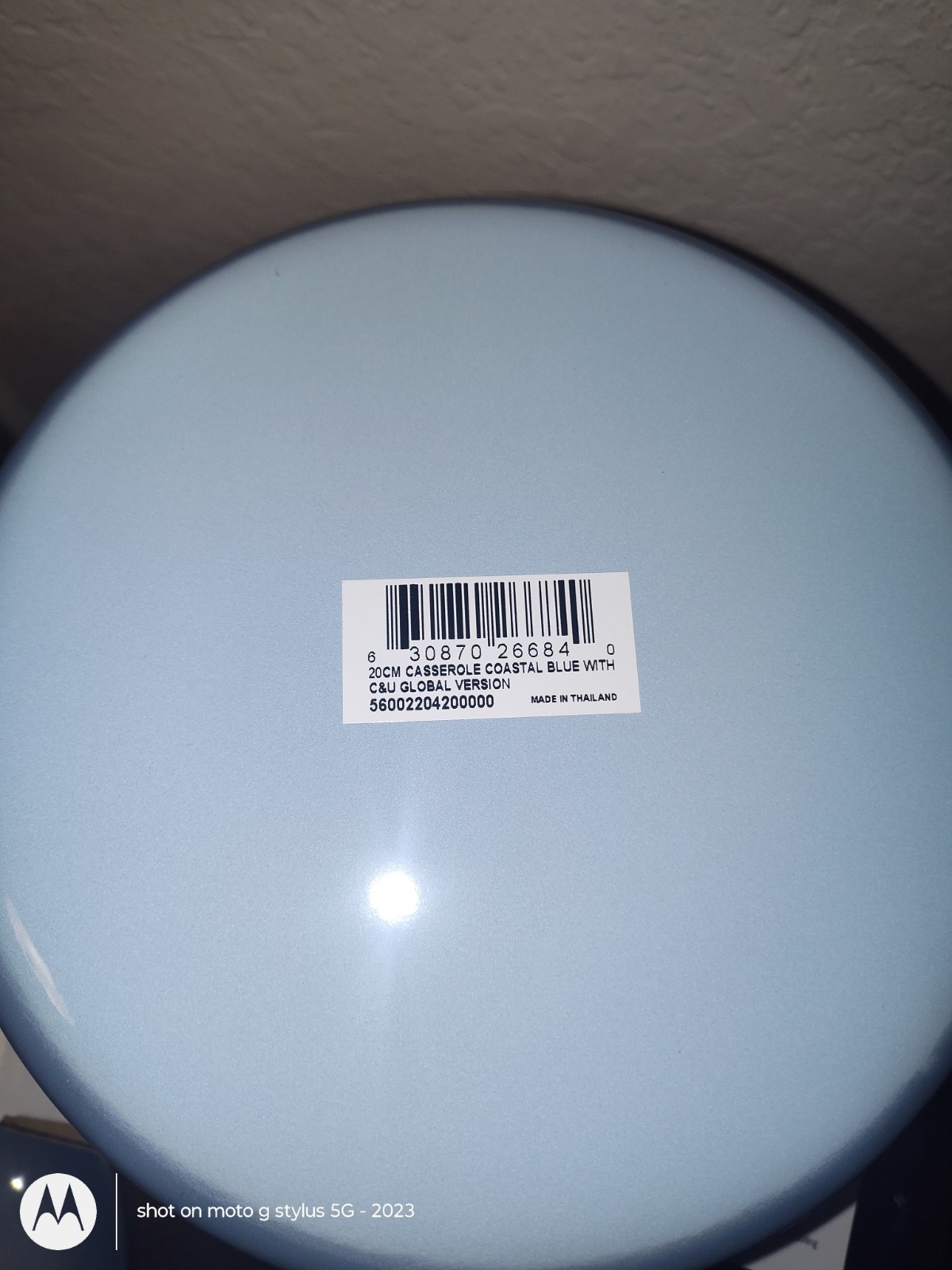 Le Creuset Enamel On Steel, 3 Quarts, 20 cm Coastal Blue