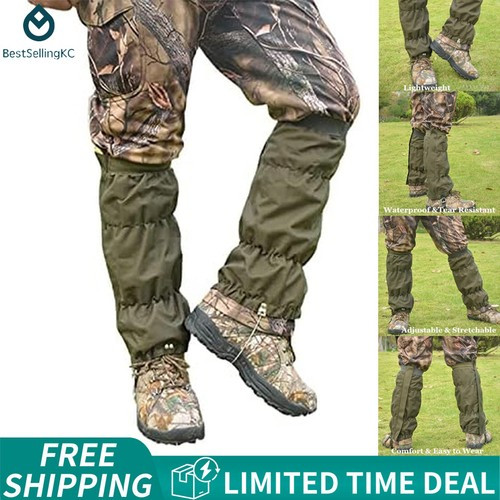 New Adjustable Snake Gaiters for Men & Women, Thicken Snake Proof Boot Gators...