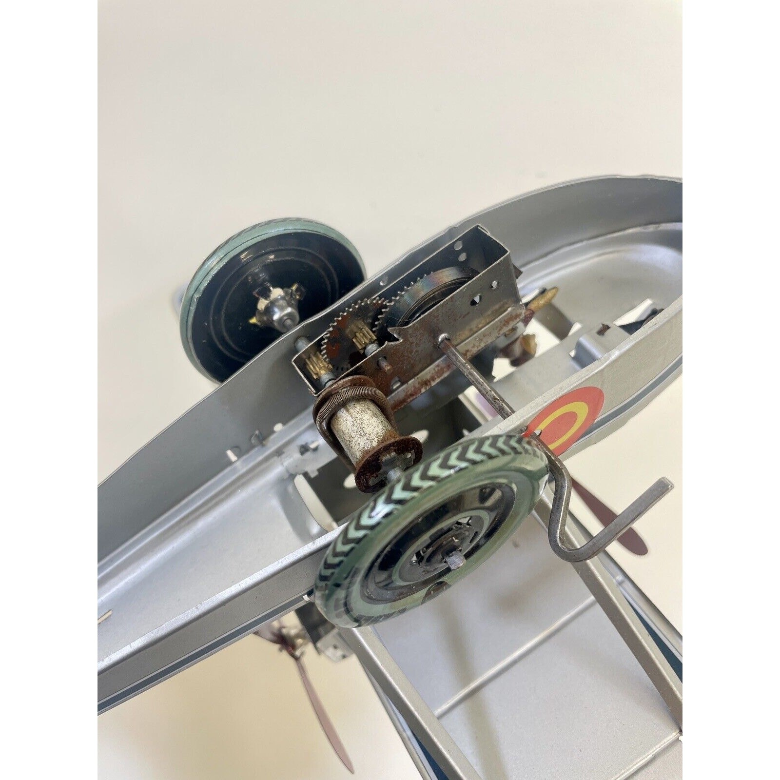 Paya Seaplane Airplane Windup Tin Toy Clockwork Spain