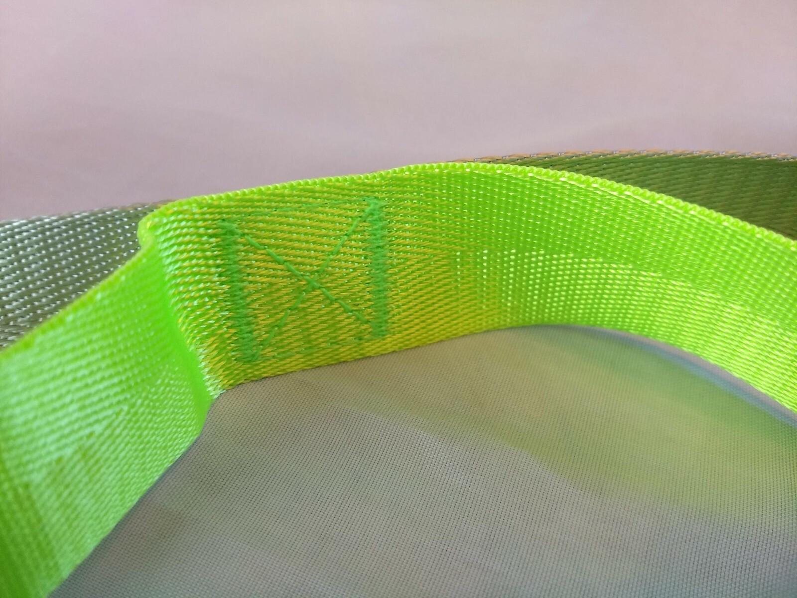 Great Cove 8 ft Stretching Strap for Yoga & Physical Therapy 14 loops Green/Gray
