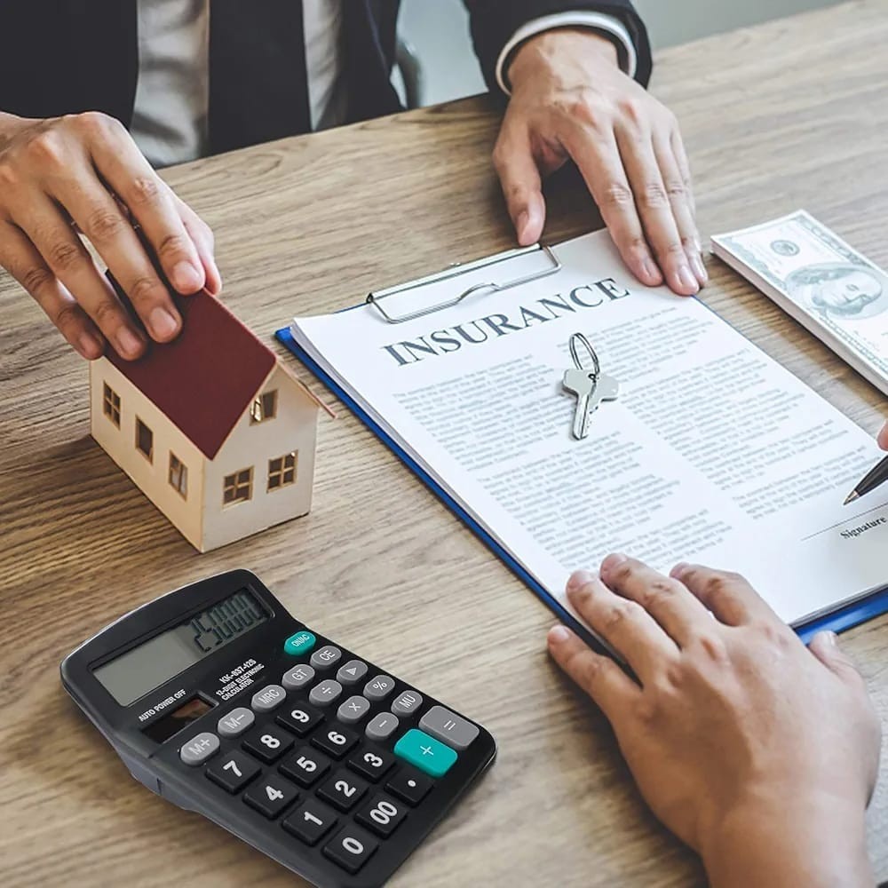 Dual Power Desktop Calculator – 12-Digit Large Display & Big Buttons