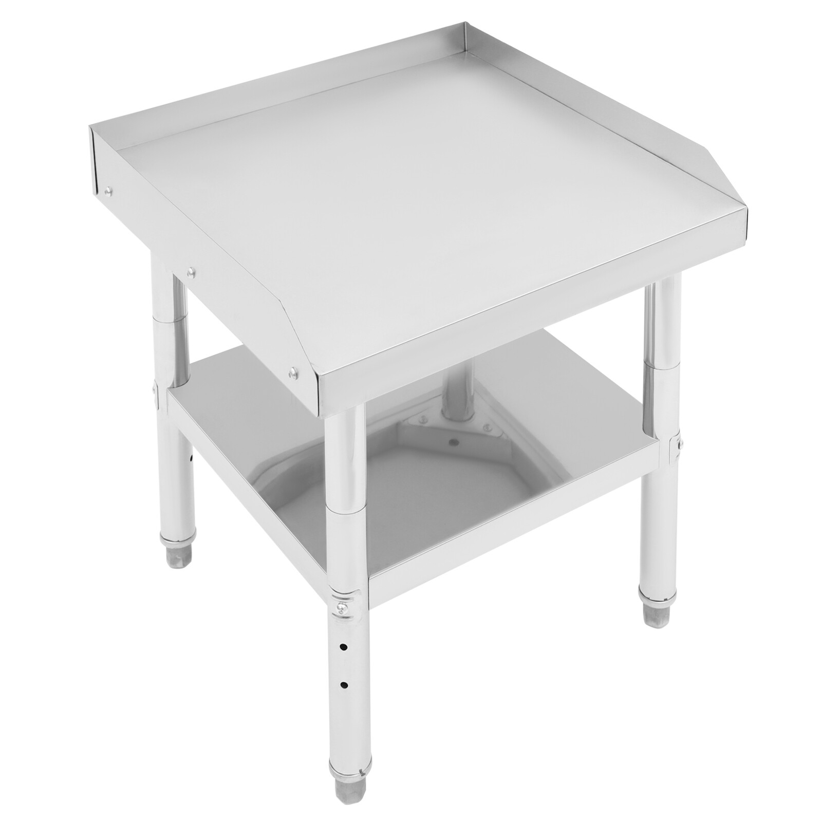 Commercial Kitchen Work Prep Table with Backsplash Stainless Steel Prep Table