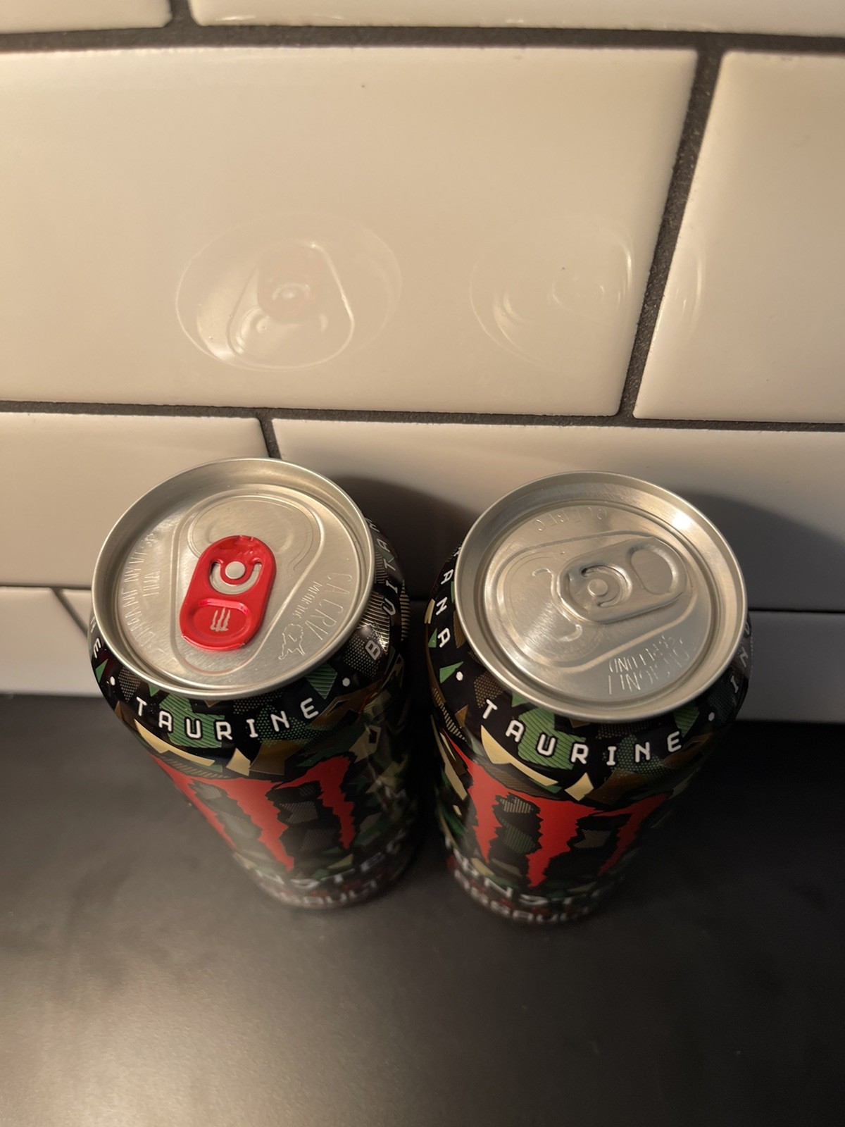 Two Monster Energy Assault Full 16oz Cans From USA 🇺🇸 And Canada 🇨🇦