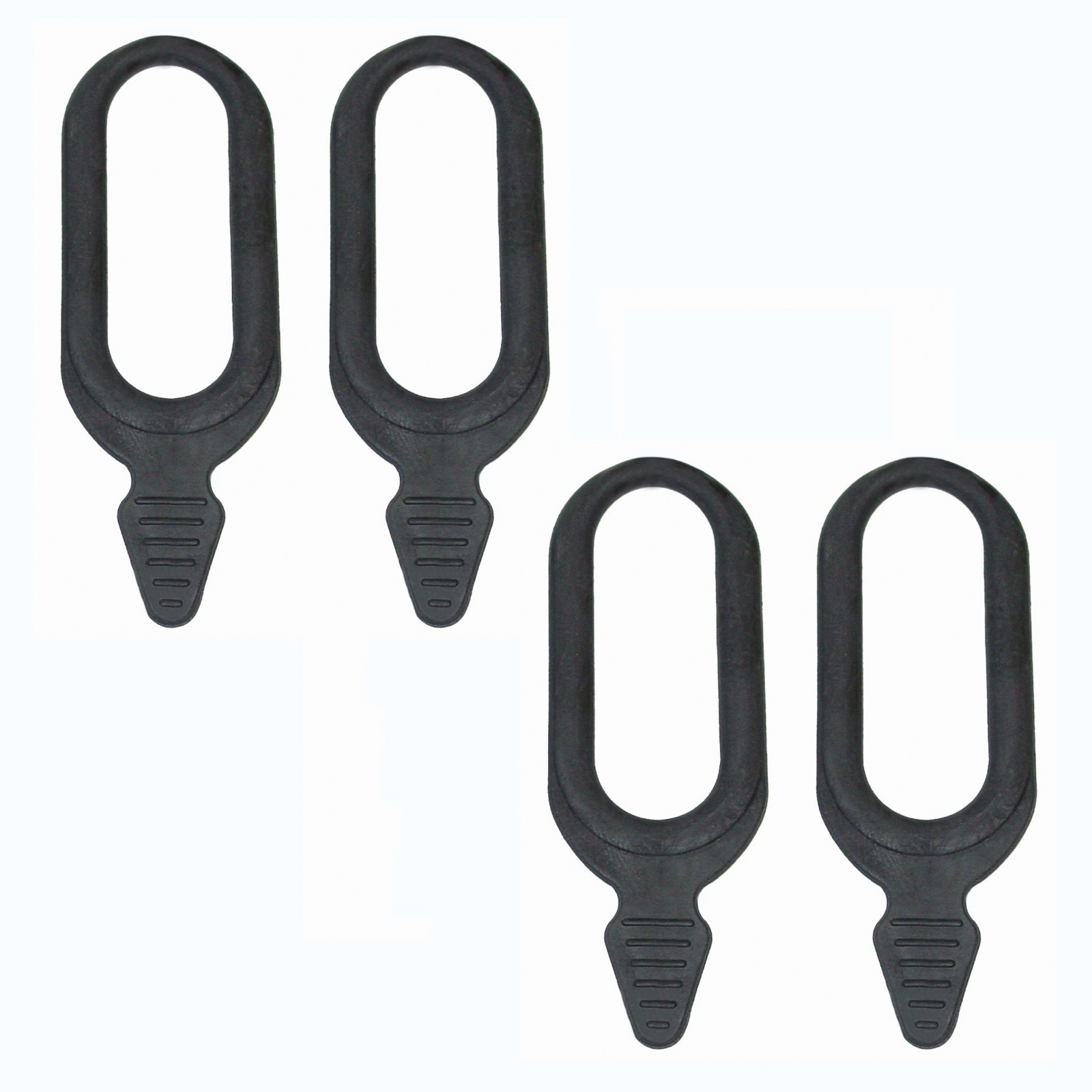 ATV - UTV - GUN RACK RUBBER SNUBBERS - HOLDS GUNS/BOWS/TOOLS IN PLACE- SET OF 4