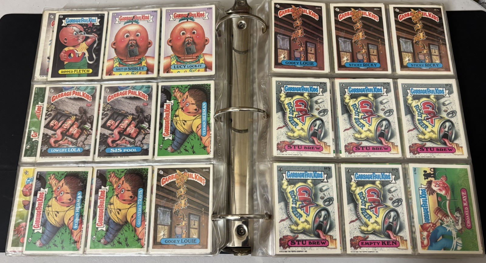 1980’s Garbage Pail Kids Cards Lot Of Almost 400