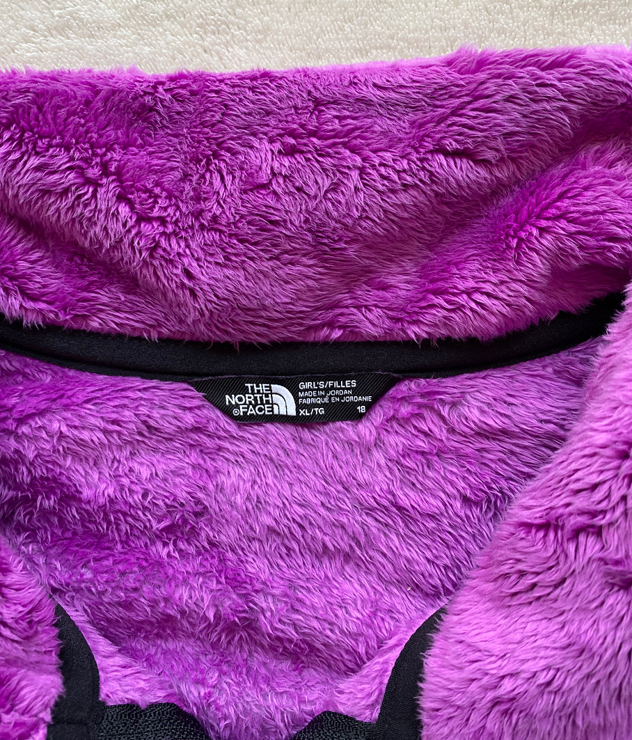 🌺NWT🌺 The North Face Girls Osolita Full Zip Fleece Jacket Sz XL 18 Violet