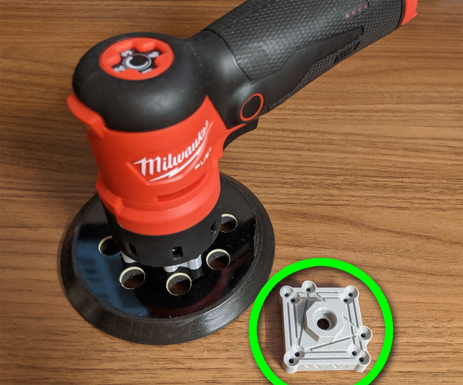 Sanding Pad Adapter for Milwaukee M12 Detail Sander 2531-20