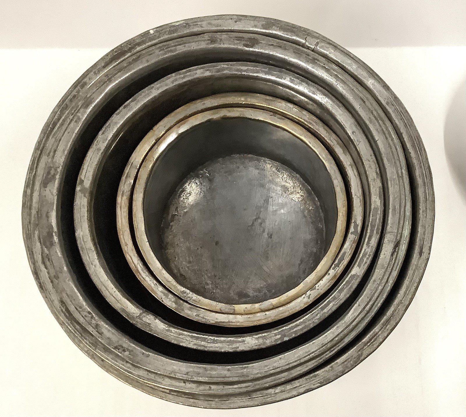 NEW LOWER PRICE--Vintage Traditional Indian Tin Lined Brass Cookware