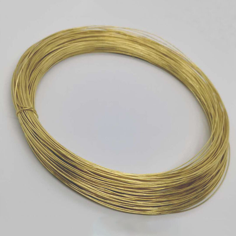Brass Round Wire Bare Unplated Ø0.3mm -Ø5mm Diameter Jewelry Making / Wire Craft