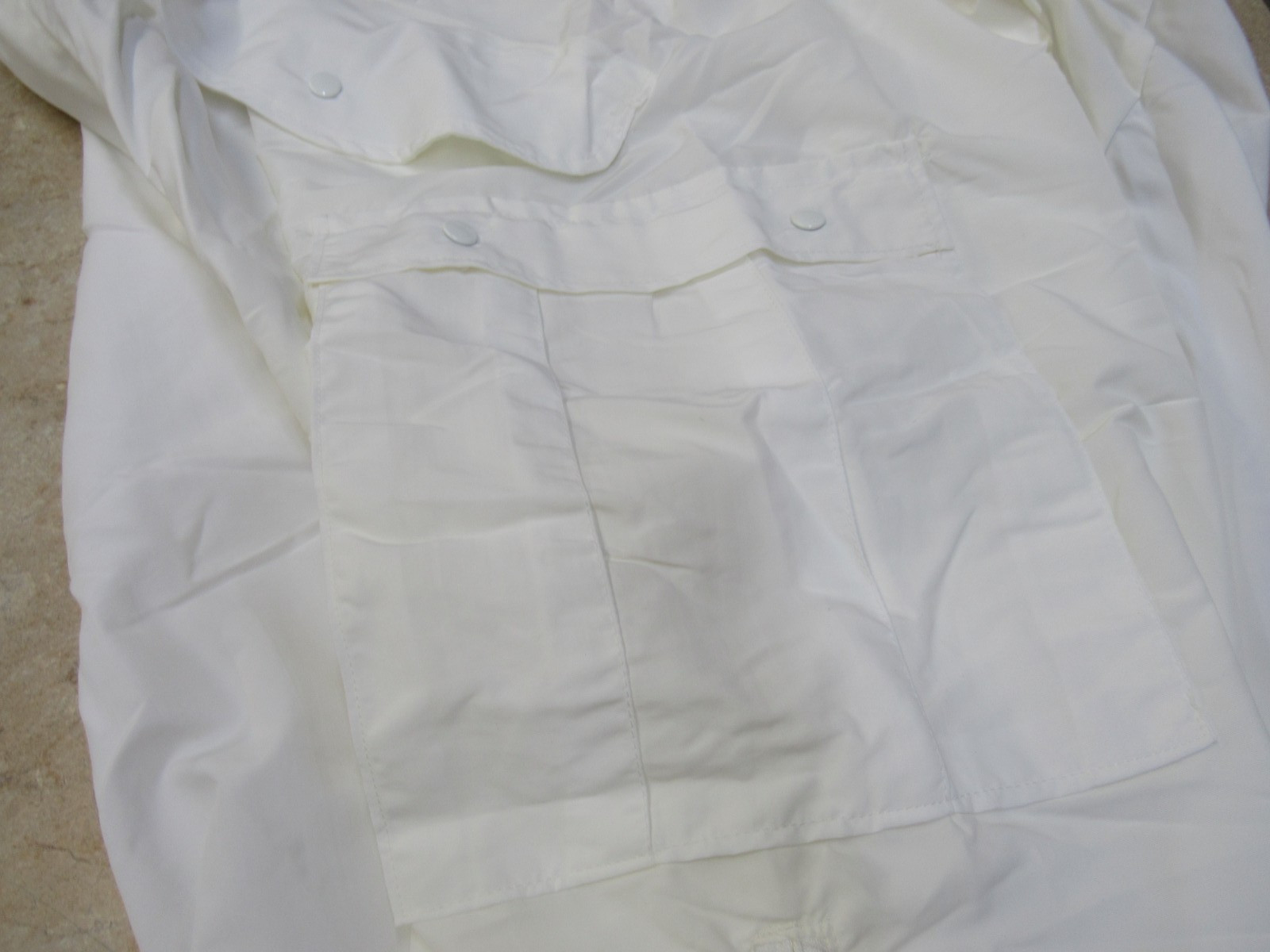 US GI Snow Camo Trousers Pants White Nylon Large Reg Tennier Industries 2018 NOS