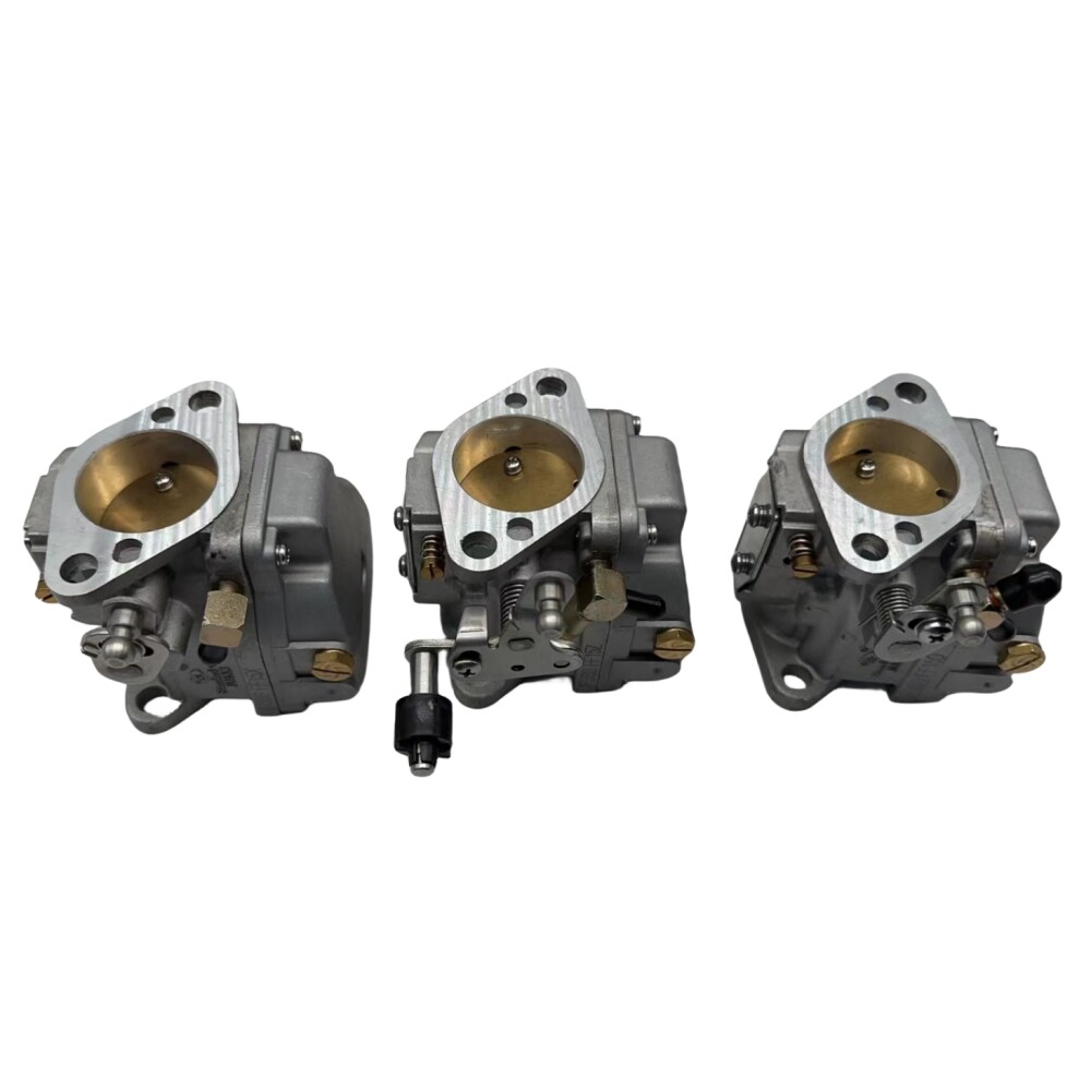 3pcs Carburetor Assy Kit for Mercury Marine 40 45 55 60 HP Outboard 821854T4/5/6