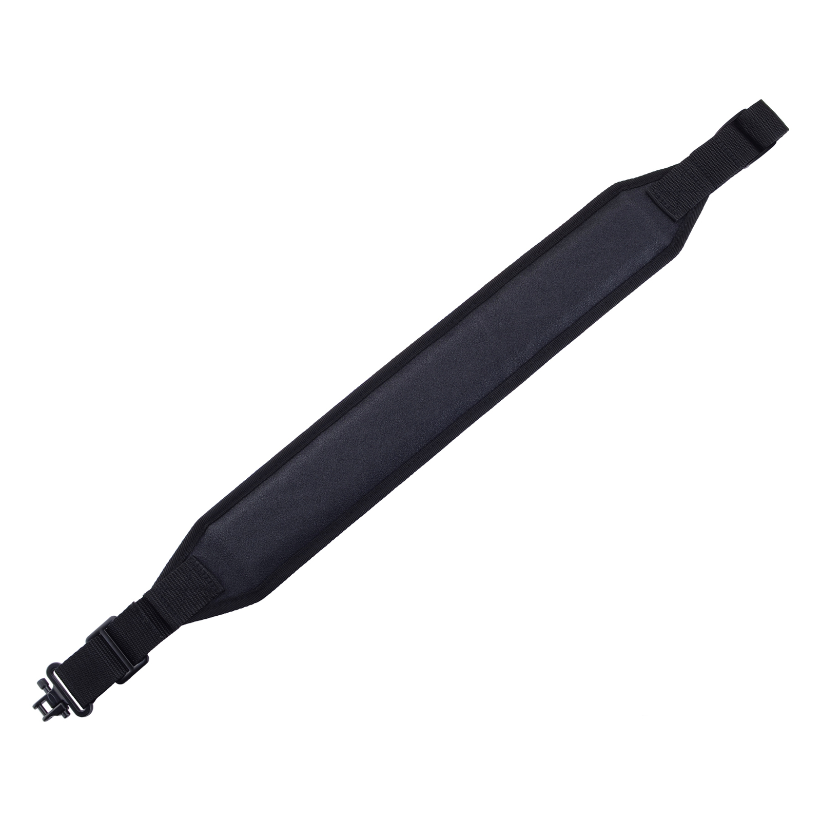 Black Shotgun Sling with 15&25 Shell Holder, 2 Point Non-Slip Adjustable Sling