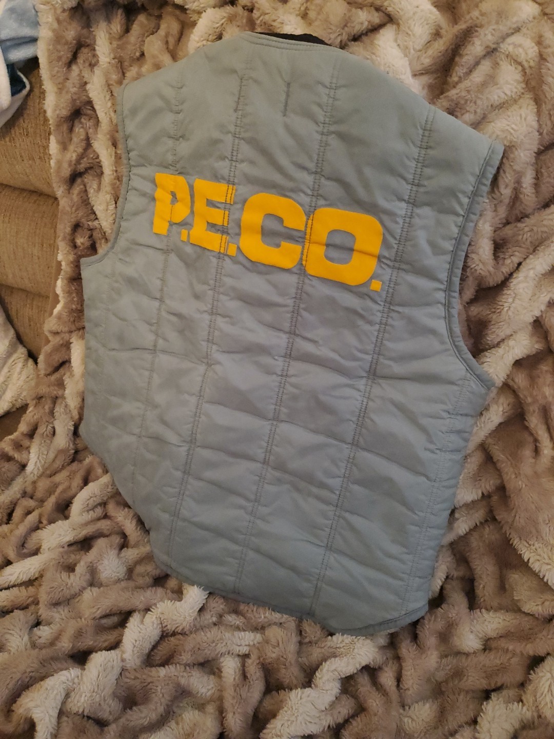 Vintage PECO Philadelphia Electric Company Maintenance Division Work Vest 85