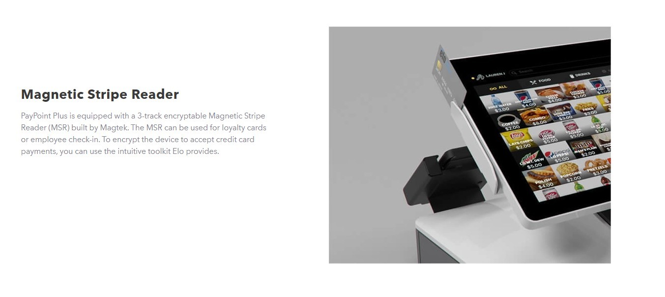 Elo PayPoint Plus POS Terminal 15.6" Touchscreen Android White E347513