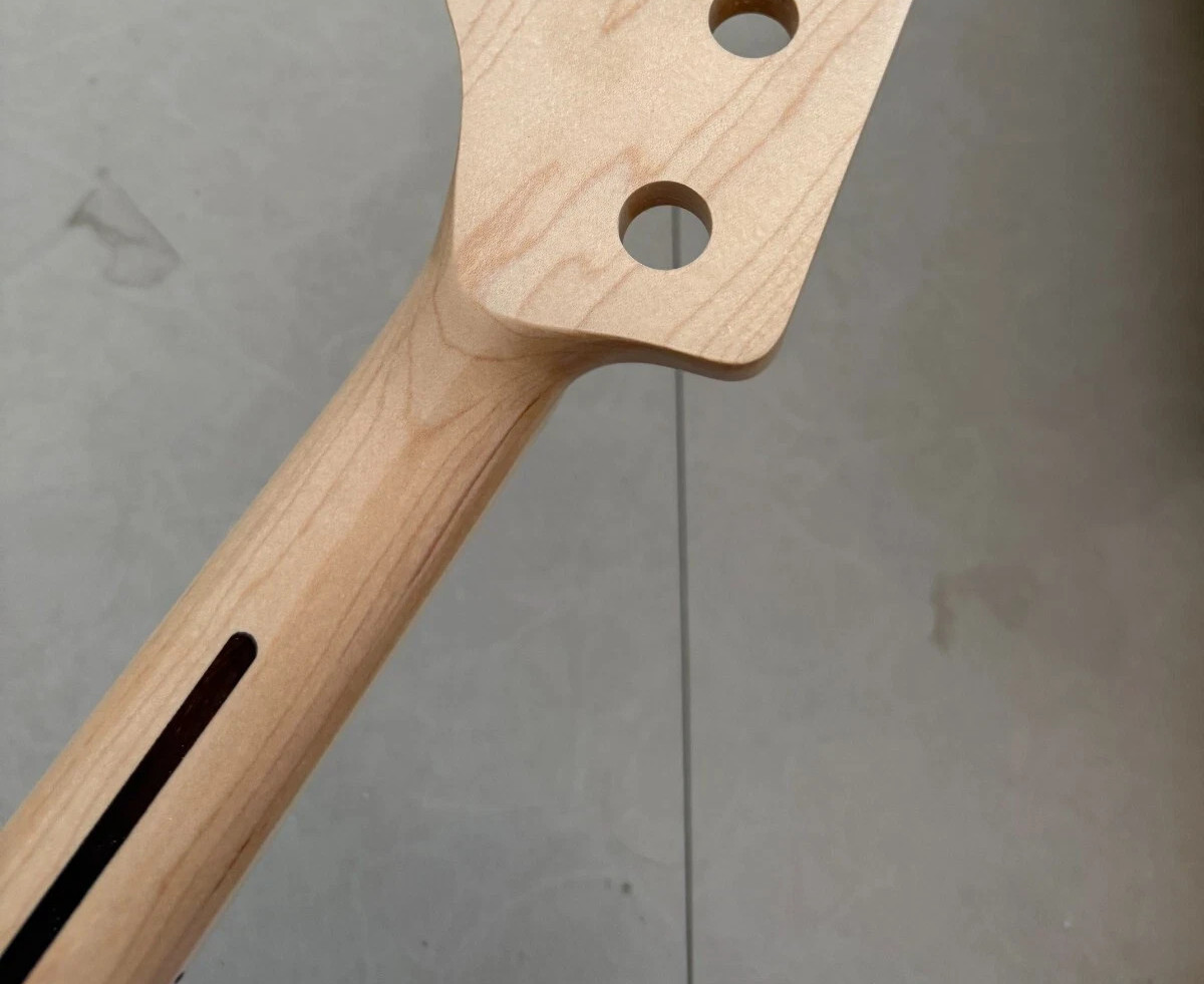 Gloss Maple Bass style 20 frets block Inlay electric bass neck 20 fret 34inch