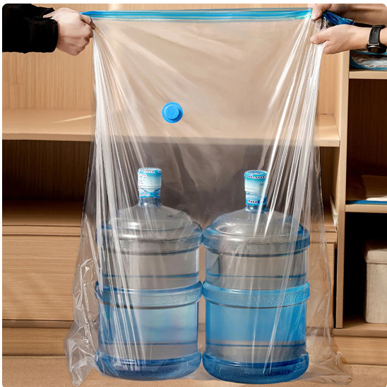 5 Jumbo Vacuum Storage Bags Travel Space Saver Organizer