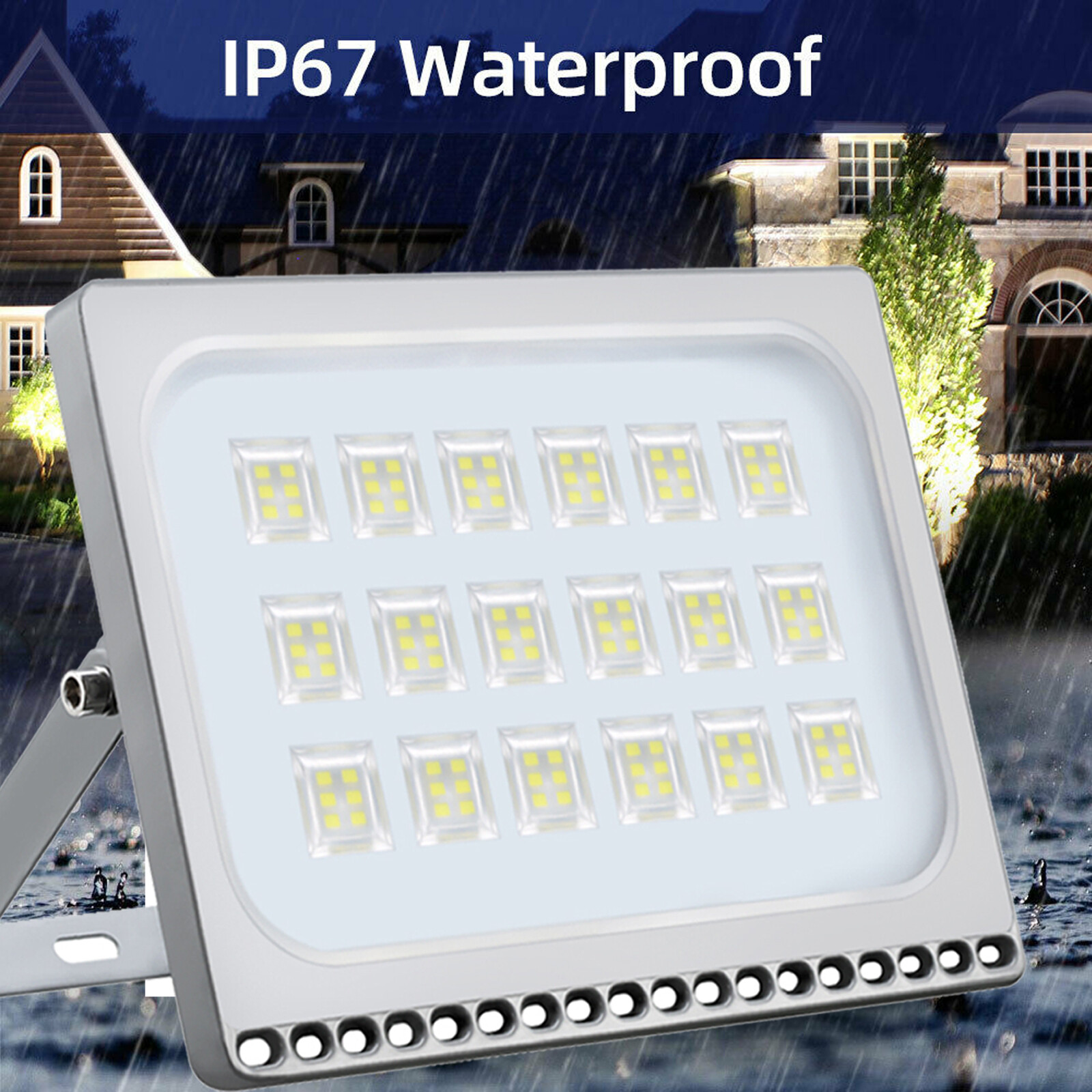 LED Flood Light 500W 300W 200W 150W 100W 50W 30W 20W 10W Outdoor Lamp Spotlight