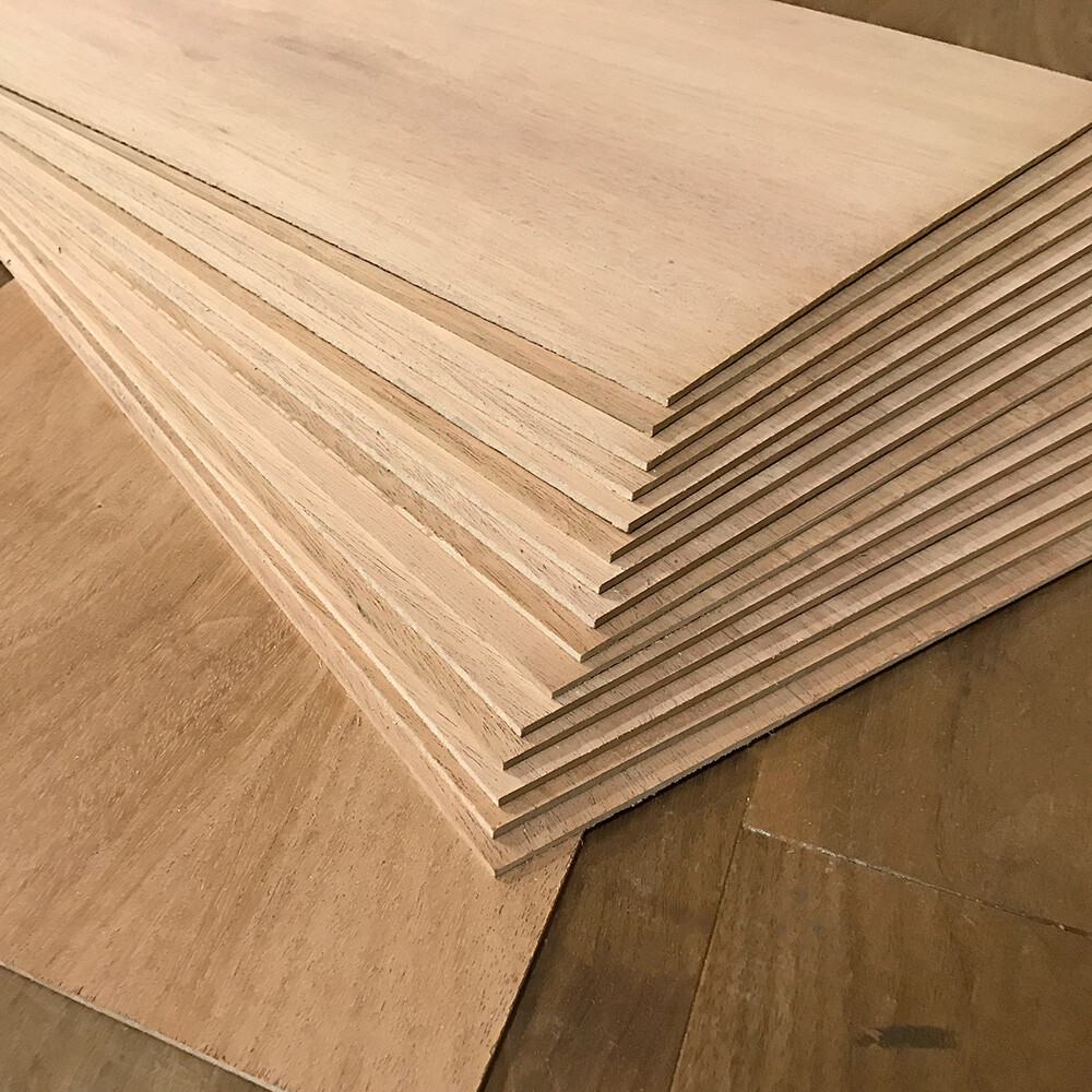 1/8" Plywood Real Wood Veneered Panels for Crafts, Laser & Engraving