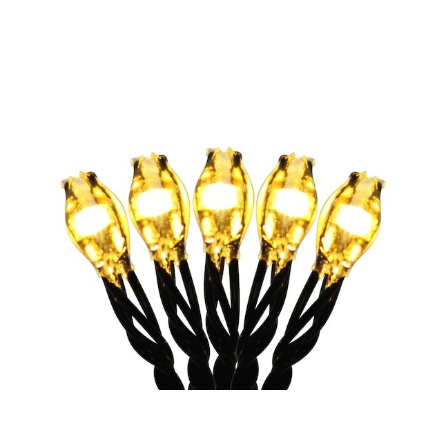 GE 7 ft Winterberry Pre-Lit Twinkling Warm White LED Black Branch Tree