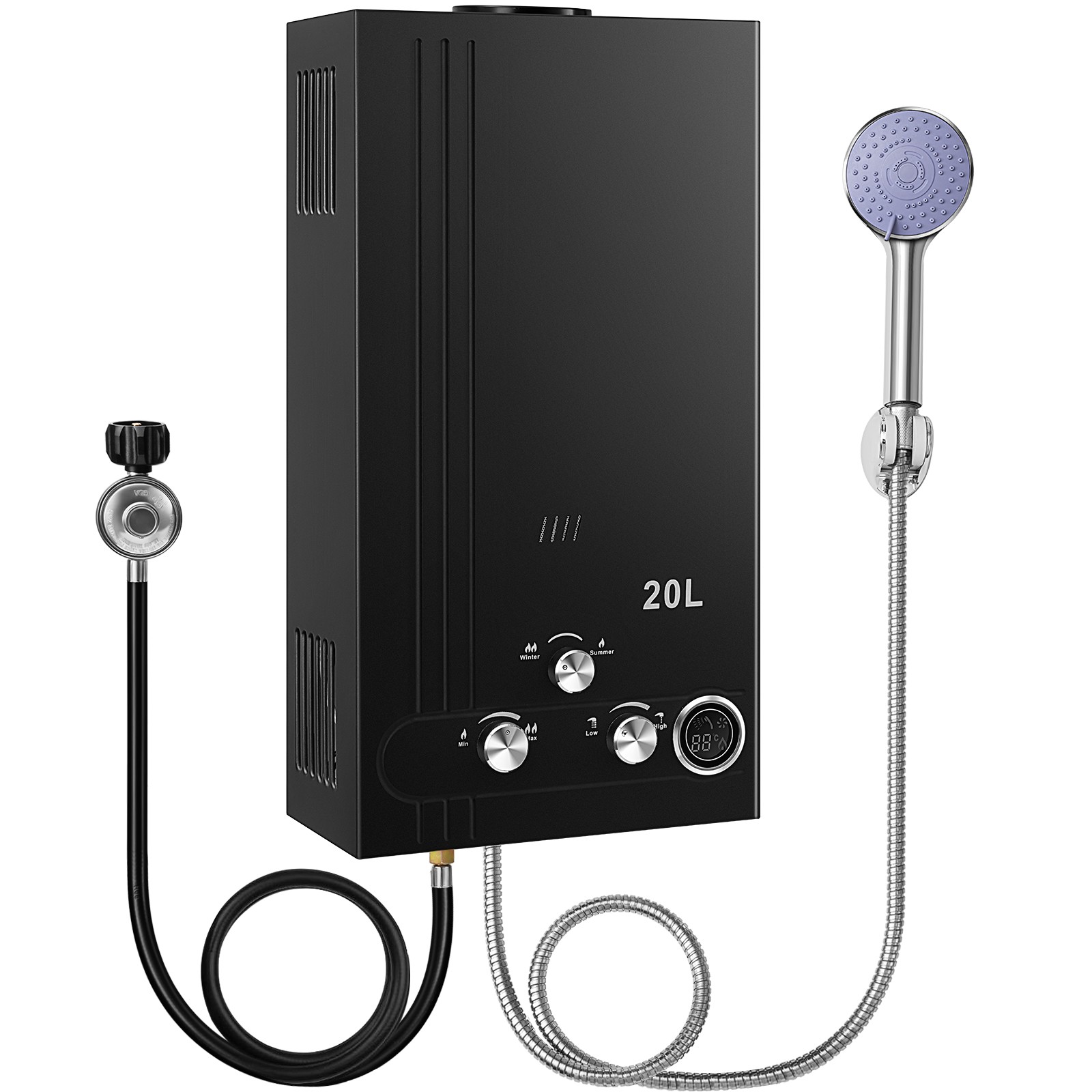 20L 5.26GPM Tankless Propane Gas Hot Water Heater On-Demand Instant Boiler