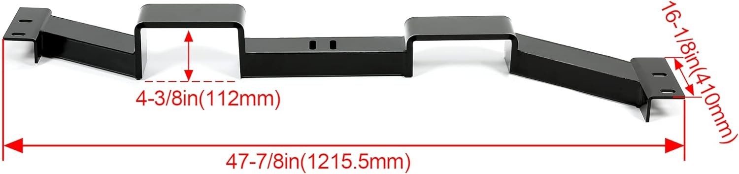 Transmission Crossmember Double-Hump Compatible with 1978-1988 GM-2 GM G-Body...