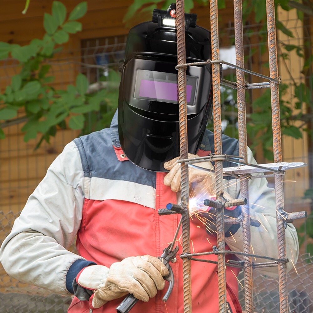 New Welding Helmet Mask Auto Darkening Welder Arc Tig Mig Grinding Solar Powered