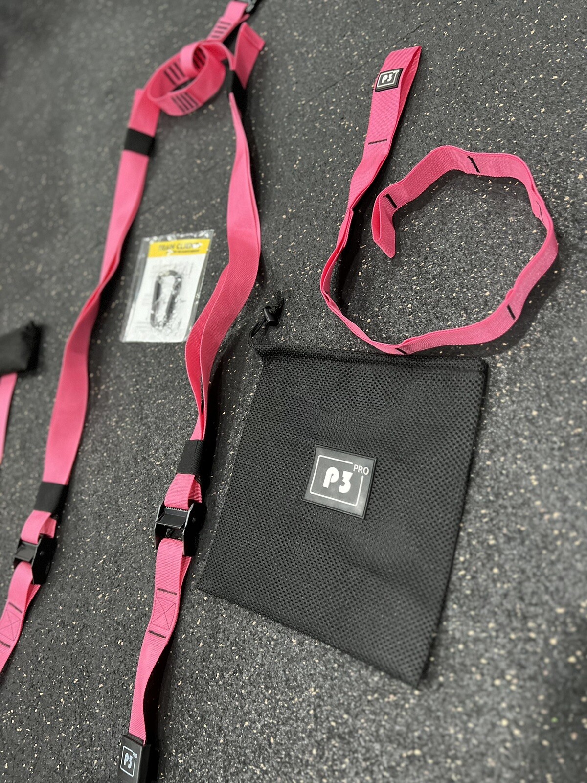 (P3) Pro suspension straps, bodyweight training straps, indoor/outdoor training