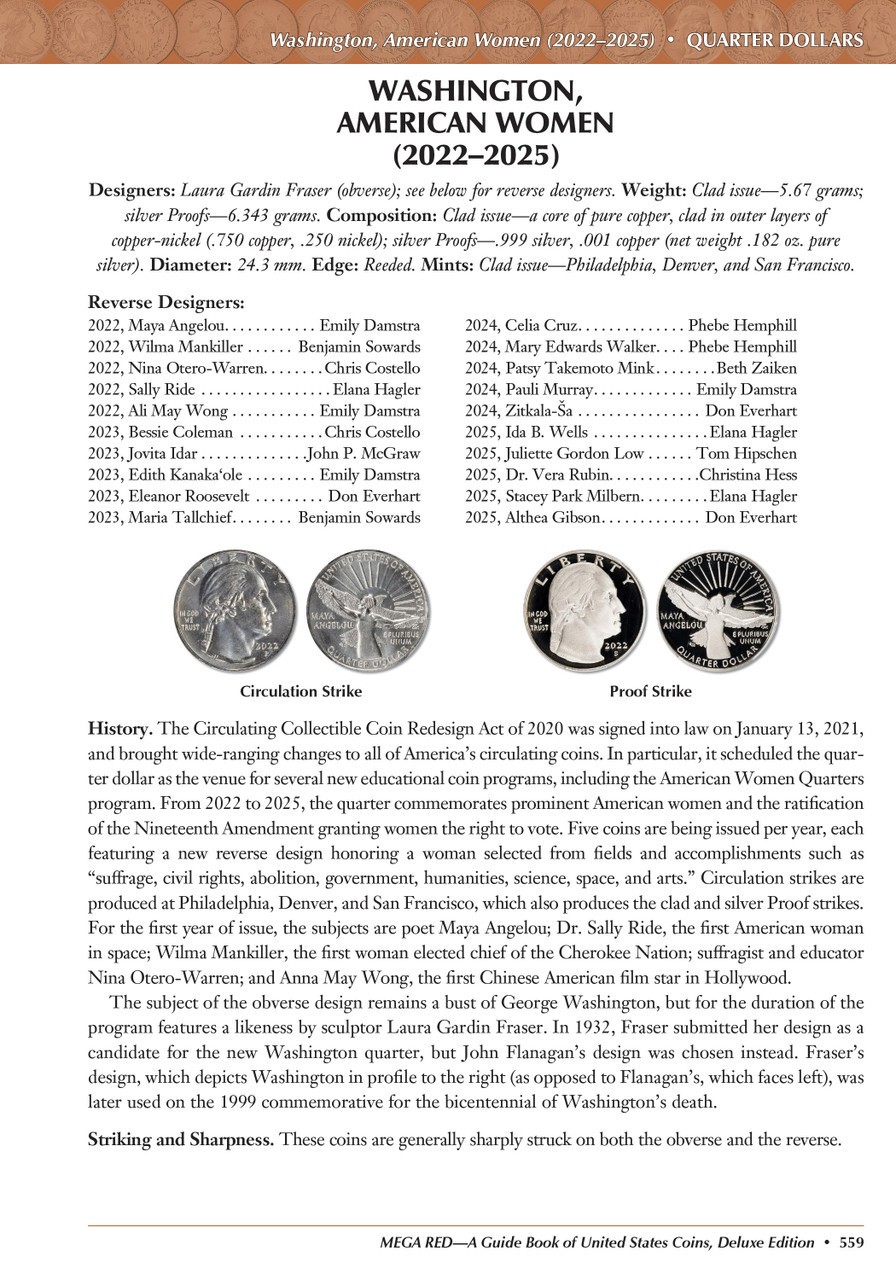 Mega Red Guide Book of United States Coins Deluxe 10th Edition