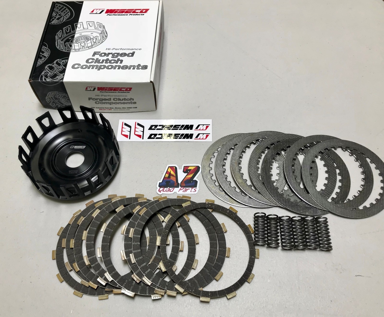 99-25 Yamaha YZ250 YZ 250 Wiseco Black Heavy Duty Clutch Basket Fibers Spring WR