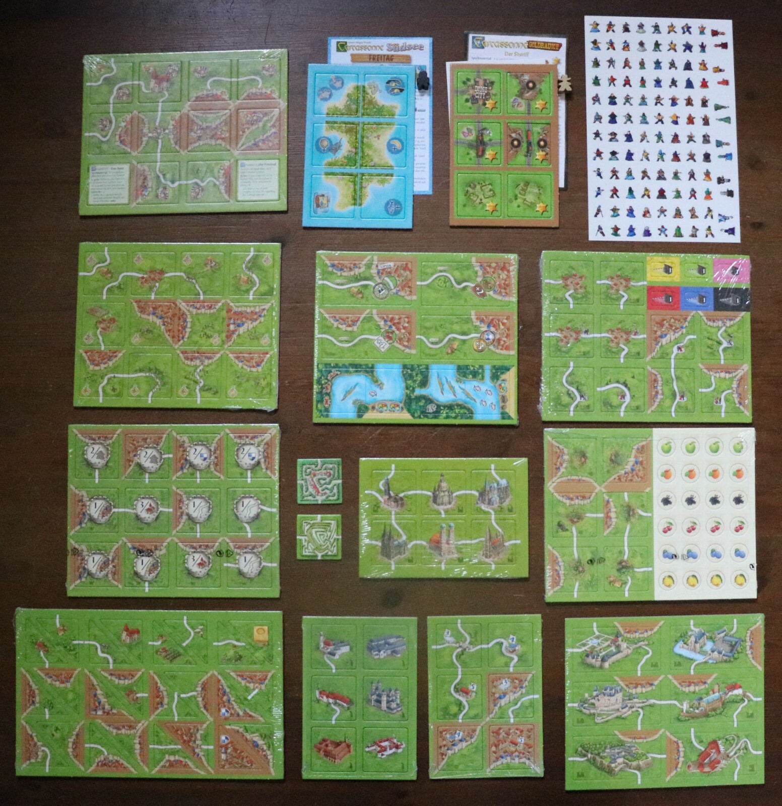 Carcassonne Promo Board Game New Art Edition Mini Expansions Upgrades Asmodee