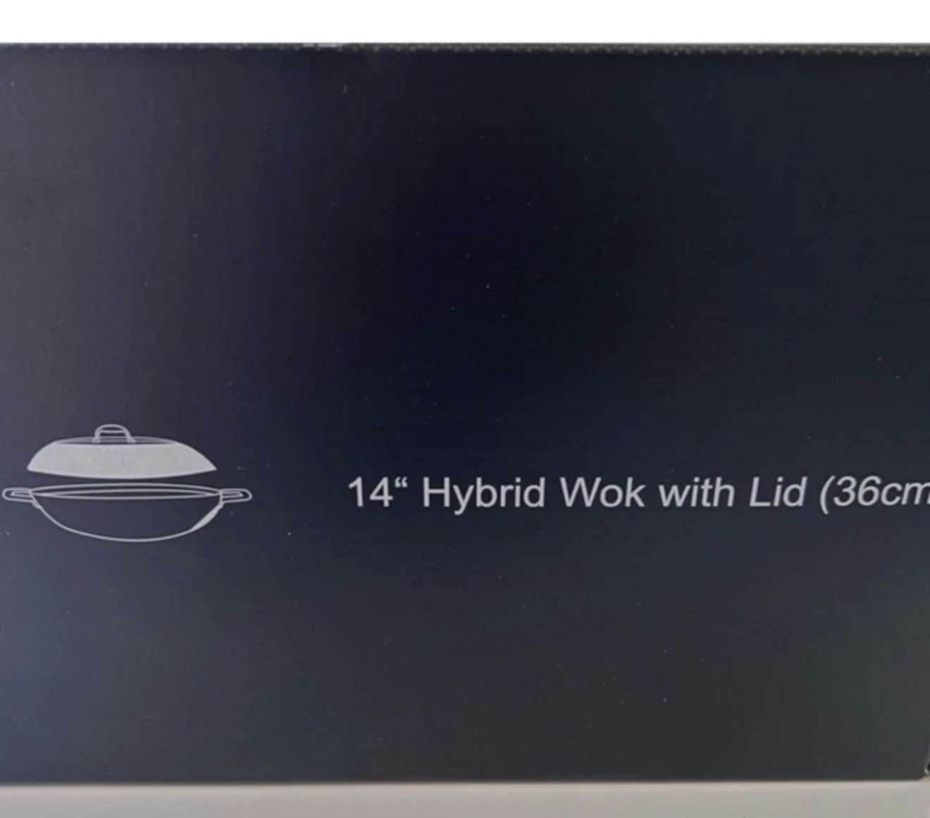 HexClad Hybrid Nonstick 14-Inch Wok with Steel Lid New in Box (Open Box)