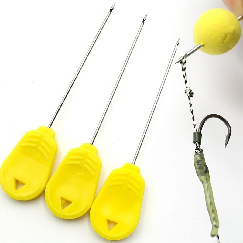 3PCS,SAFETY BARDED BAITING NEEDLE ,BOILIE, CARP FISHING , HAIR-RIG   BOILIE TOOL