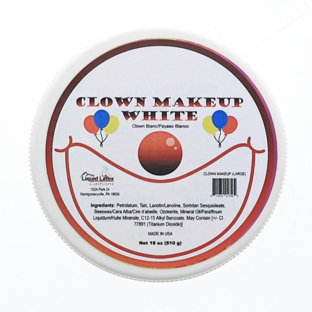 Clown Makeup White Cream - 18 Oz