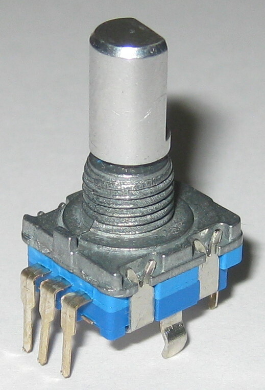 CUI Rotary Encoder with Momentary Switch - 12 Detents - 360 Degree - PCB Mount