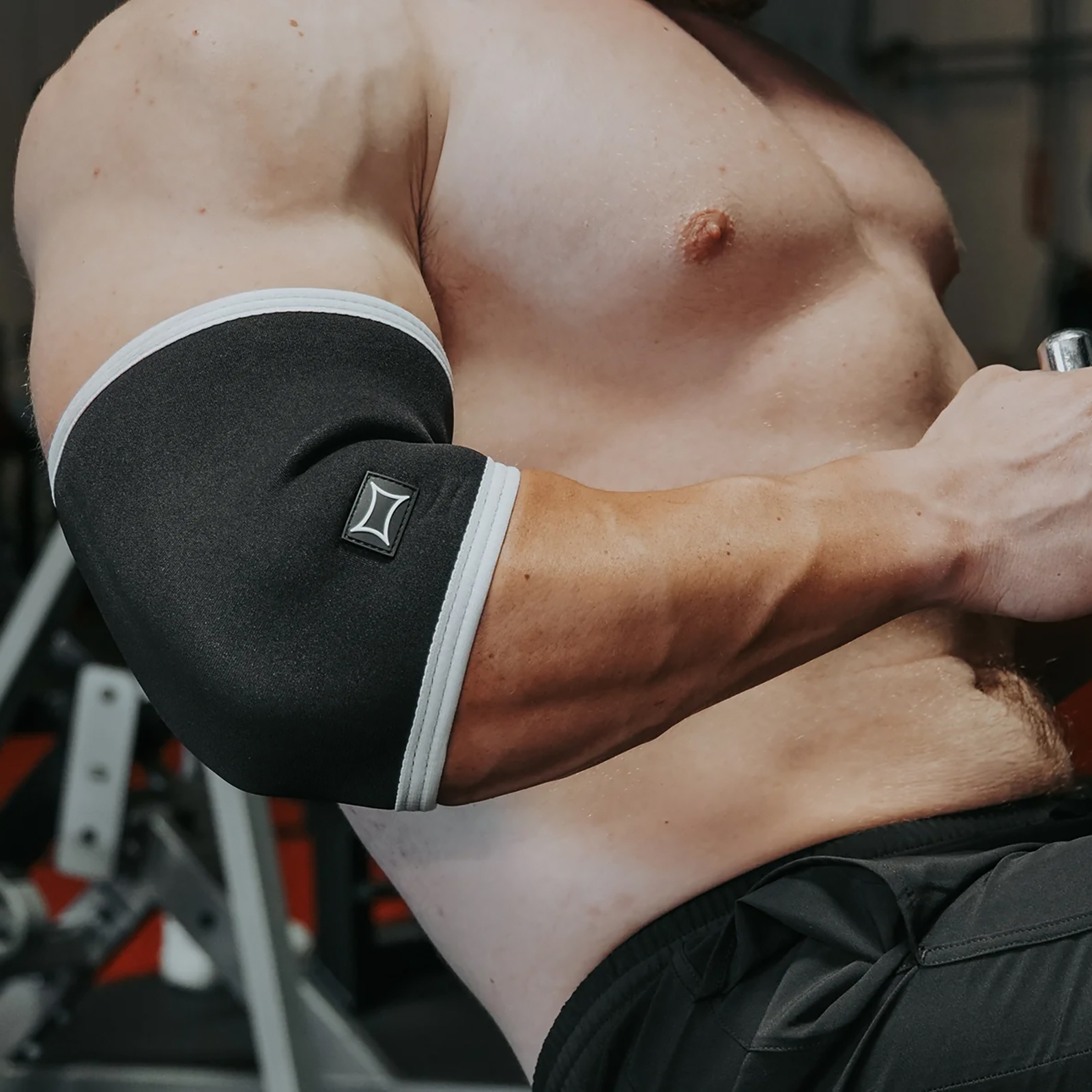 Sling Shot Compression Elbow Sleeves by Mark Bell - Black