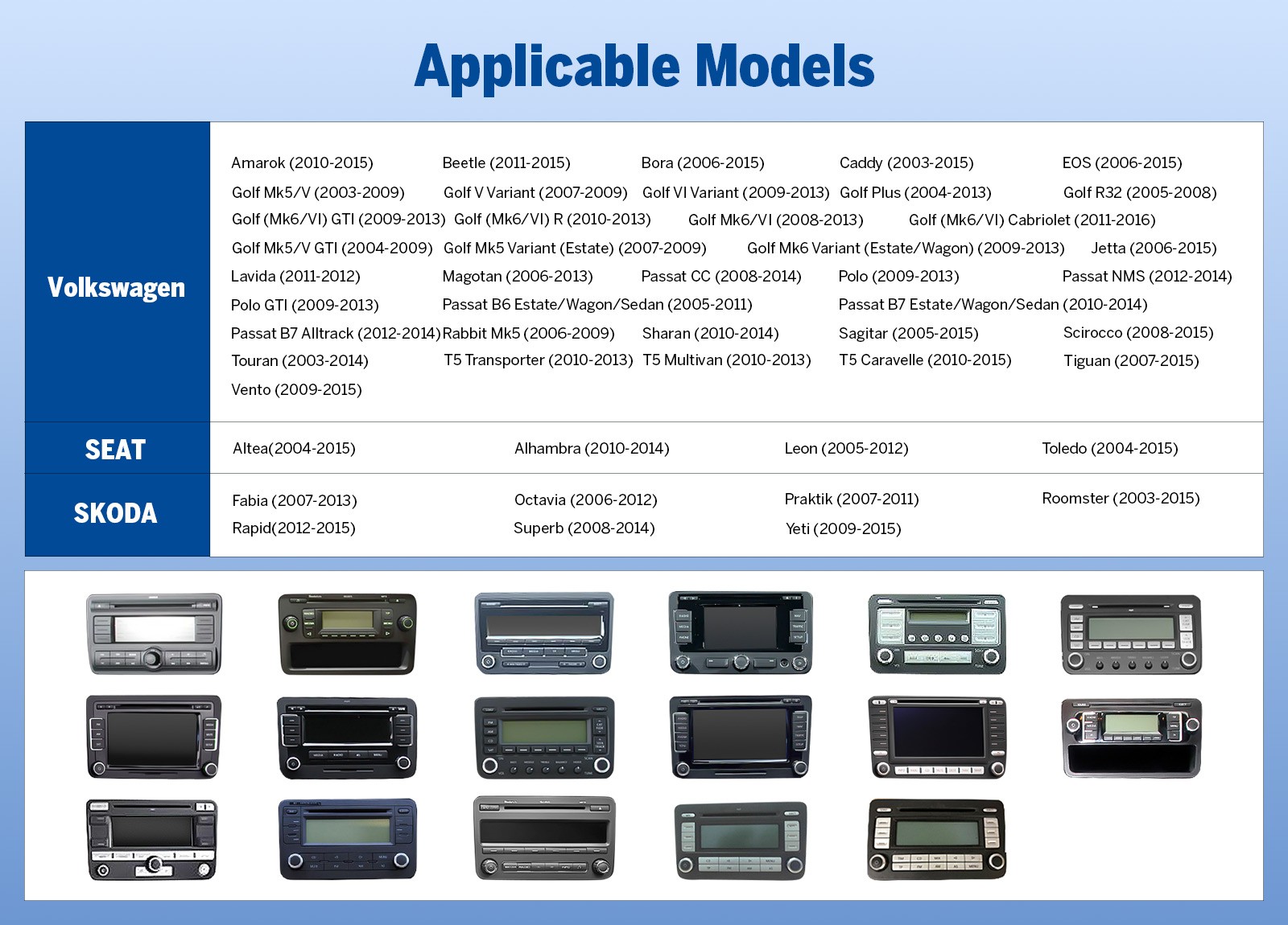 VWX6S Android 9" QLED 6+64GB for VW Tiguan Car Stereo Radio CarPlay GPS+CAM+DVR