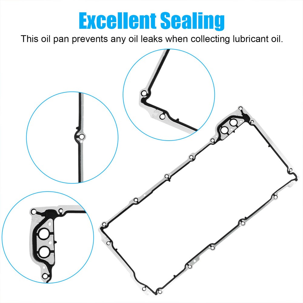 For Fel-Pro OS30693R Engine Oil Pan Gasket Kit For Chevrolet GMC 5.3L 6.0L 6.2L
