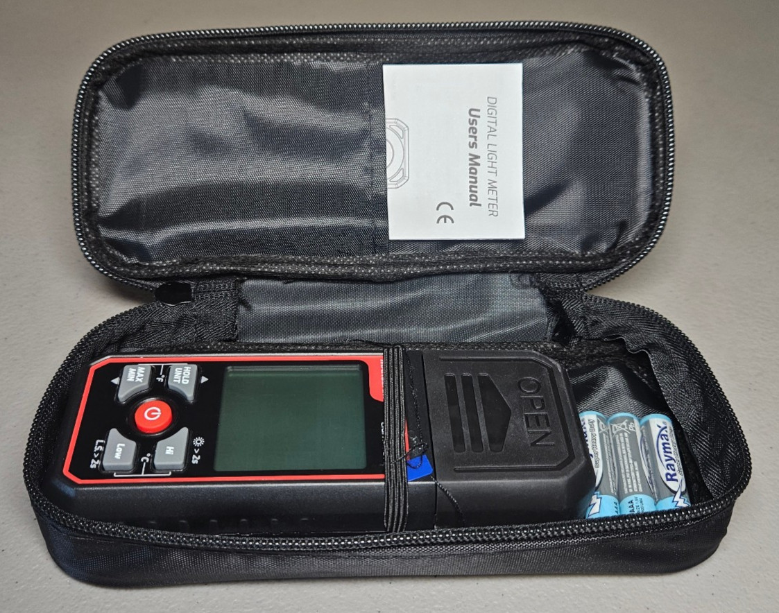 Maresam TA631B Digital Light Meter- New in Open Box!