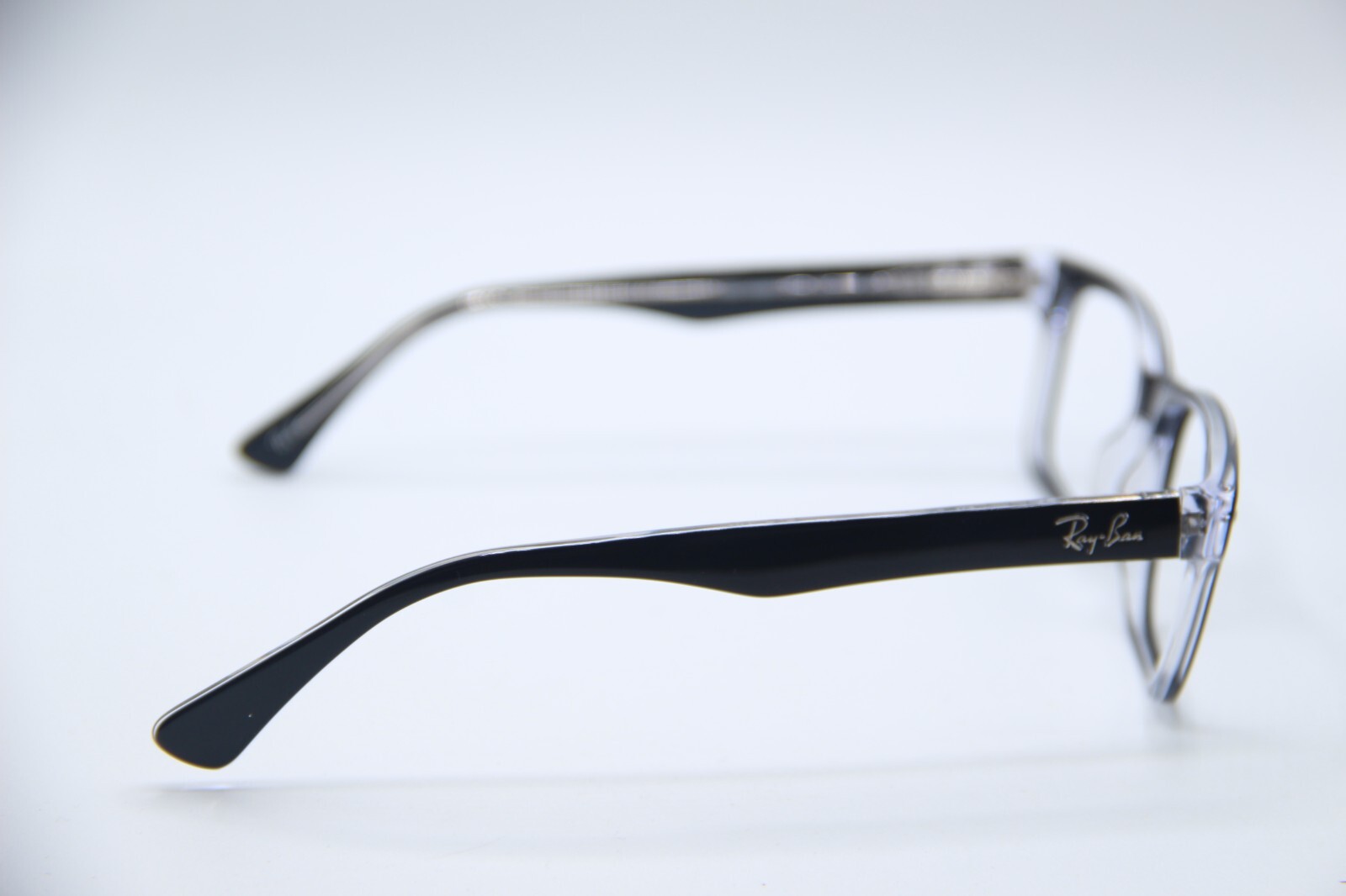 NEW RAY-BAN RB 5286 2034 BLACK CLEAR AUTHENTIC FRAMES EYEGLASSES 51-18