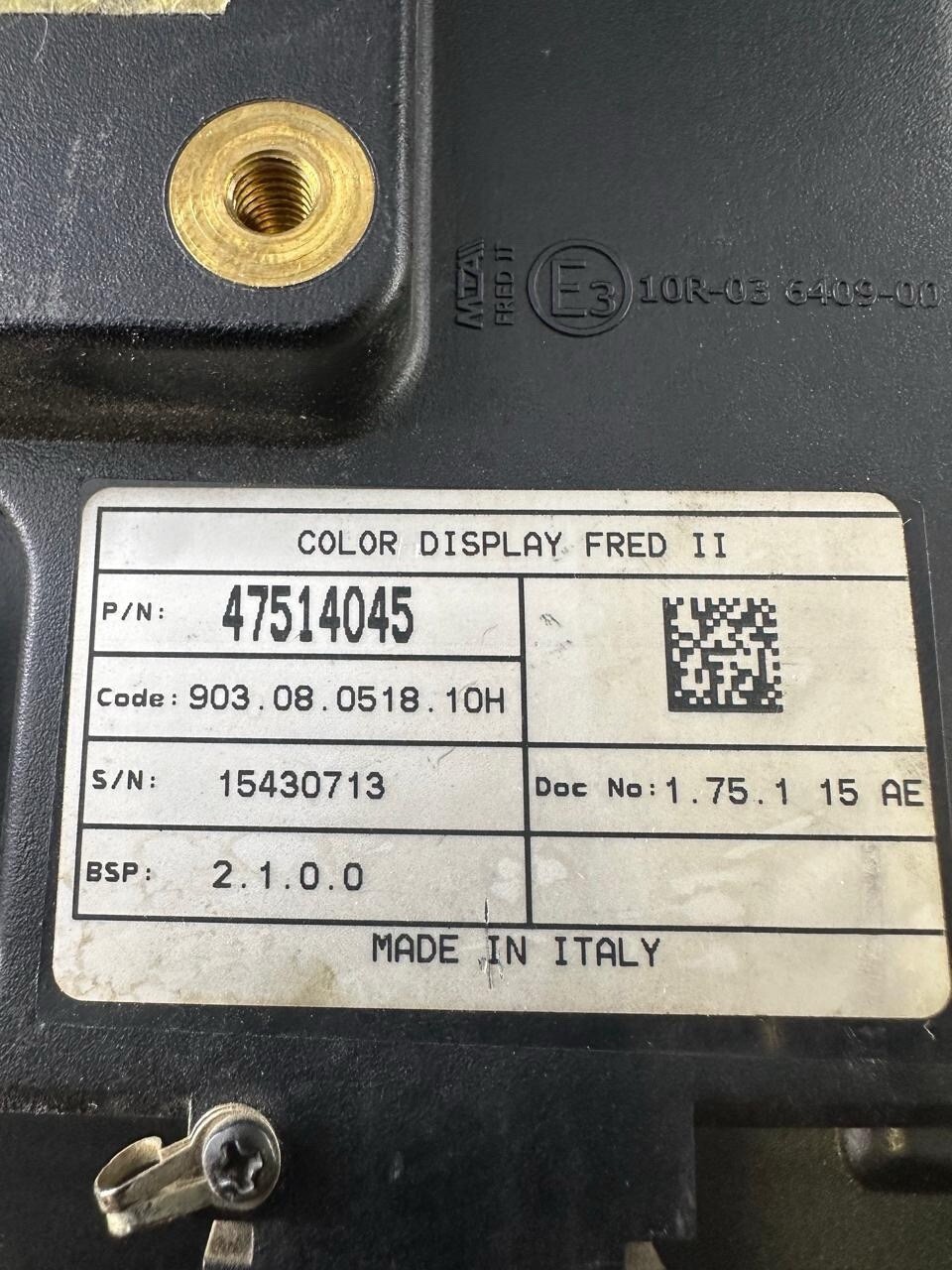 FRED II Case IH AFS PRO 700 color Display Inteliview IV