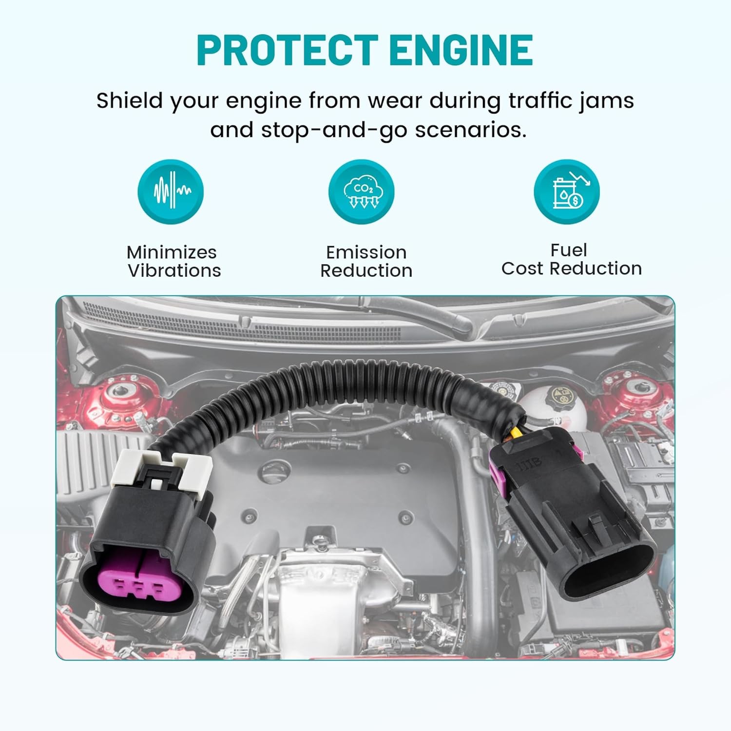 For 2018 Chevy Traverse Auto Start Stop Disable/Delete/Eliminator Bypass Jumper